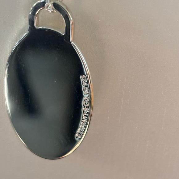 NWT Tiffany & Co. Blue Splash Oval Tag Mixed Bead Chain Necklace 36 Inches - Picture 7 of 11